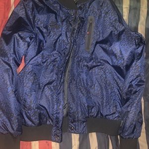 Nike Varsity jacket Navy Blue Size large in Mens  and *Has been worn before.